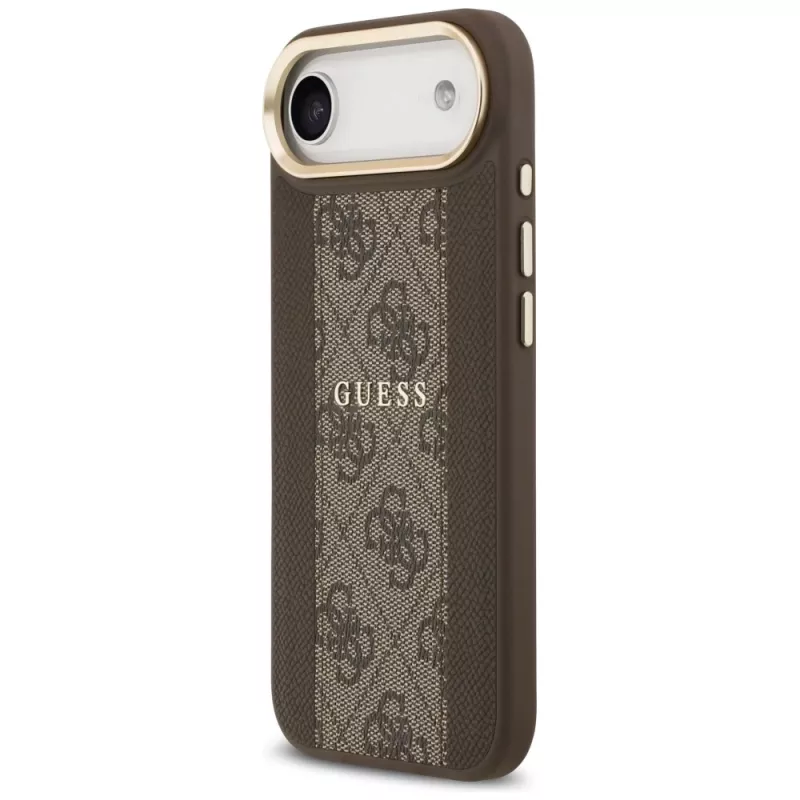 Guess 4G Stripe MagSafe Case do iPhone Air Brązowy