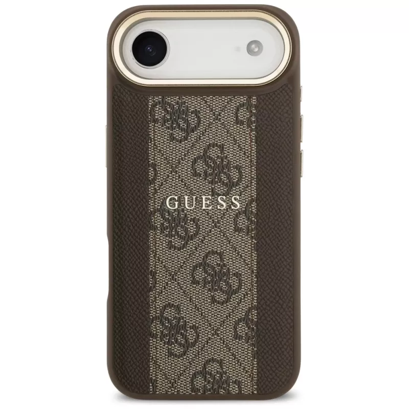 Guess 4G Stripe MagSafe Case do iPhone Air Brązowy
