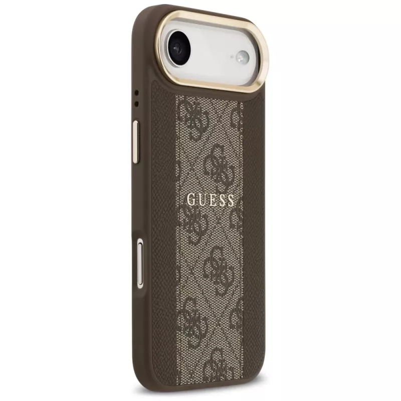 Guess 4G Stripe MagSafe Case do iPhone Air Brązowy