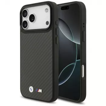 Etui BMW M Kevlar Matt MagSafe do iPhone 17 Pro Max Czarny