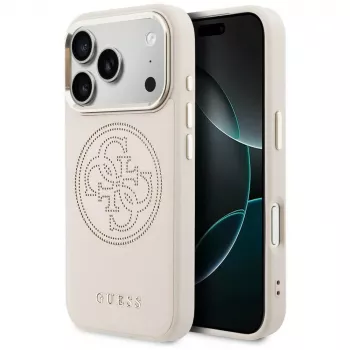Etui Guess Perforated 4G MagSafe do iPhone 17 Pro, różowe