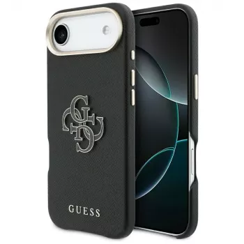 Guess FW Resin Logo Case do iPhone Air Czarny