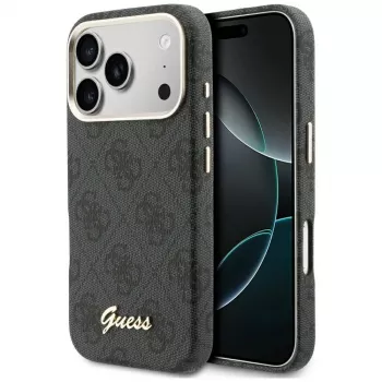 Guess 4G Script MagSafe Case do iPhone 17 Pro Czarny