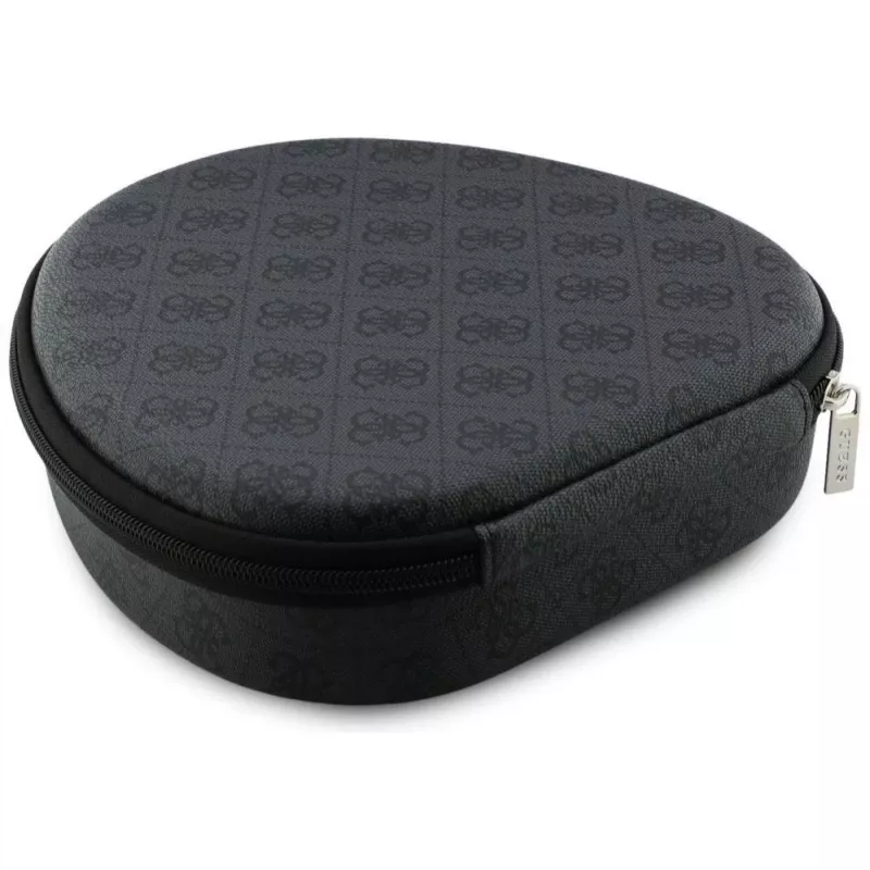 Guess 4G Triangle Logo Bezprzewodowe Słuchawki Nauszne Bluetooth 5.4 z ENC, Czarny