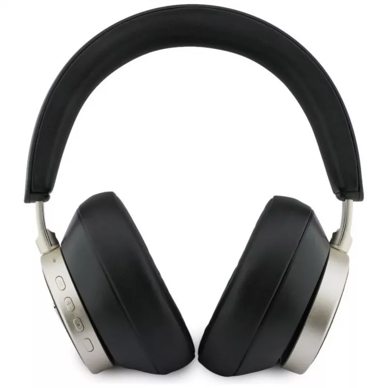 Guess 4G Triangle Logo Bezprzewodowe Słuchawki Nauszne Bluetooth 5.4 z ENC, Czarny