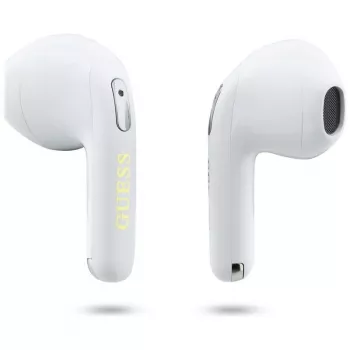 Guess Gold Line Triangle TWS Bluetooth Earbuds z etui ładującym (Khaki)