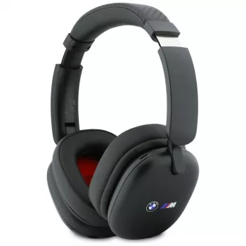 BMW Over-Ear Bluetooth Headphones with Printed Logos, Black