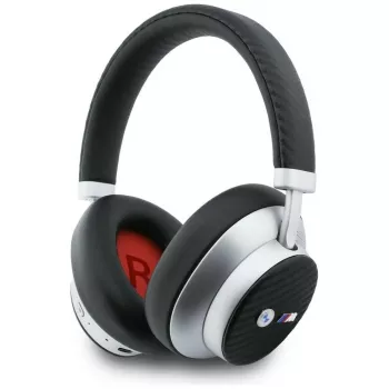 Słuchawki nauszne BMW M Carbon Metal Logo Bluetooth ENC srebrne