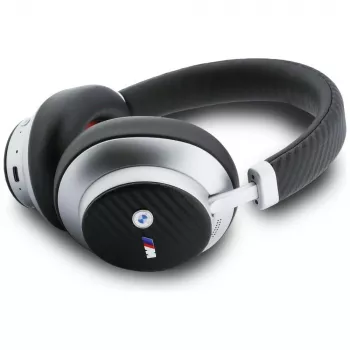 Słuchawki nauszne BMW M Carbon Metal Logo Bluetooth ENC srebrne