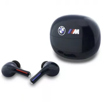 BMW Bluetooth TWS Earbuds Navy z Nadrukowanym Logo