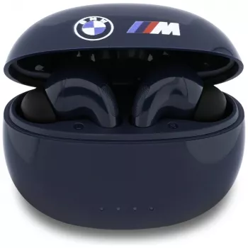BMW Bluetooth TWS Earbuds Navy z Nadrukowanym Logo