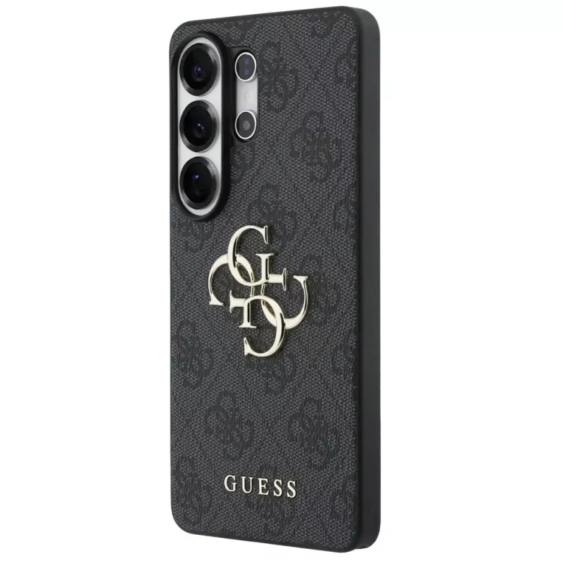 Guess 4G Big Metal Logo Case do Samsung Galaxy S26 Ultra, Czarny