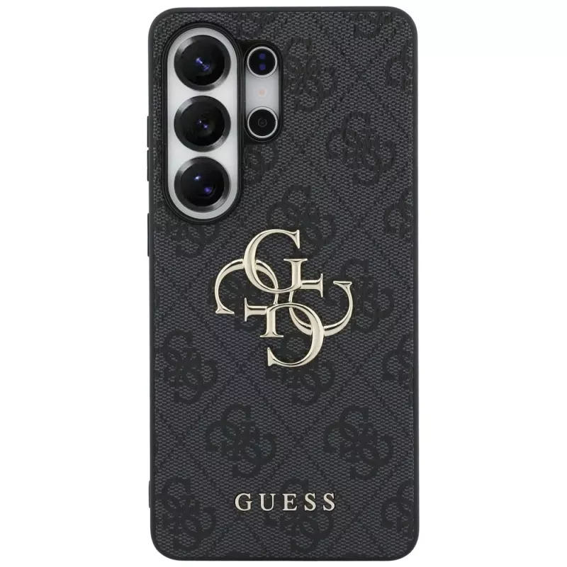 Guess 4G Big Metal Logo Case do Samsung Galaxy S26 Ultra, Czarny