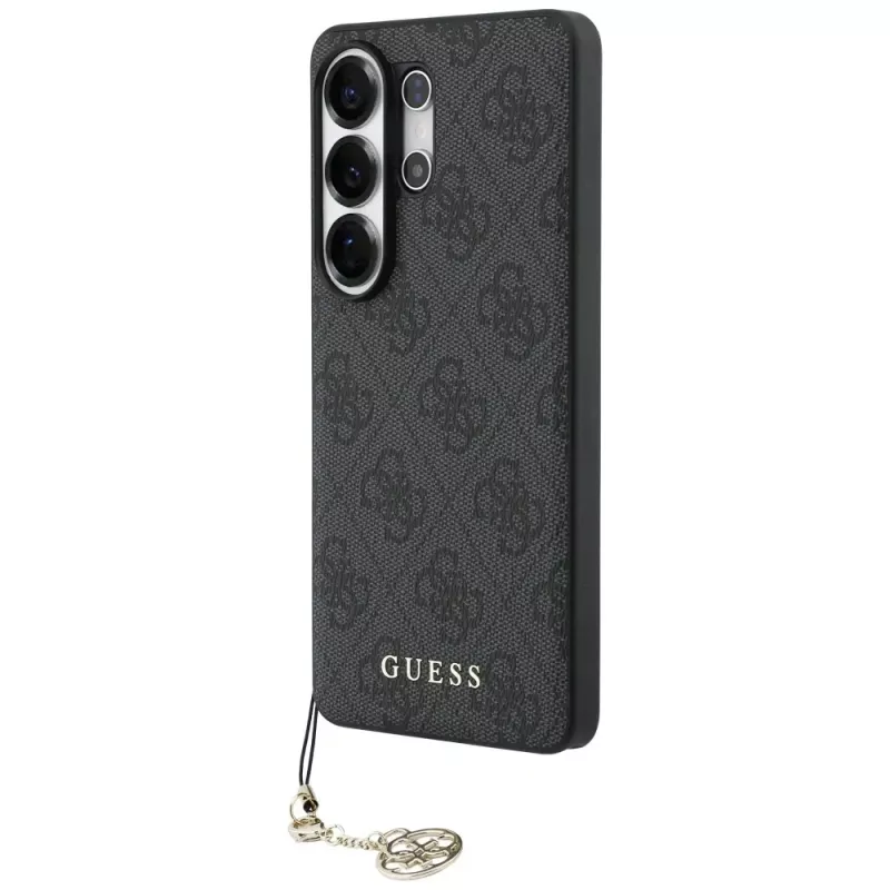 Guess 4G Classic Logo Charm MagSafe Case do Samsung Galaxy S26 Ultra (Czarny)