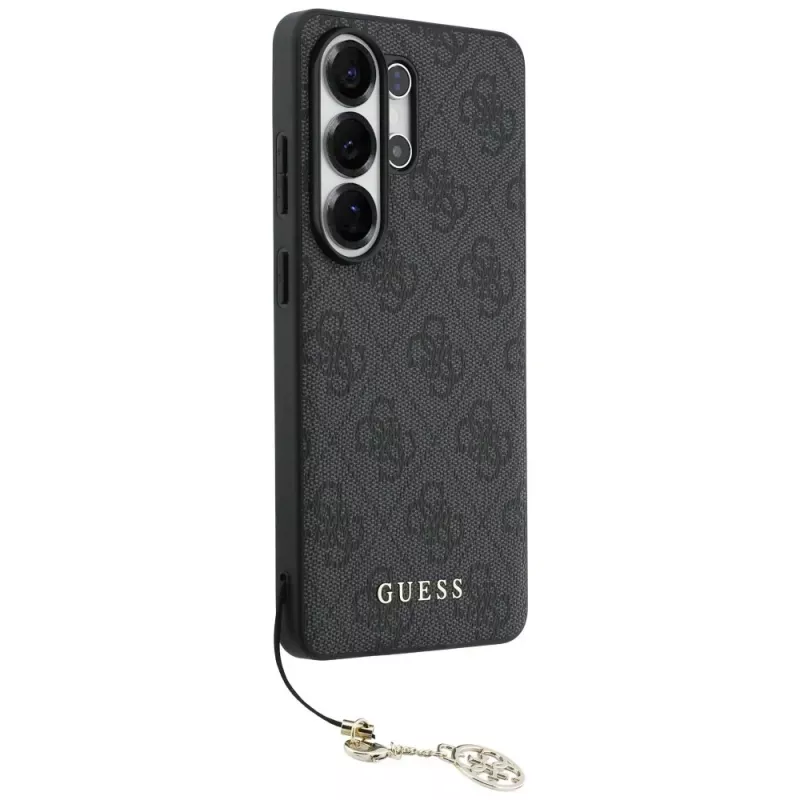 Guess 4G Classic Logo Charm MagSafe Case do Samsung Galaxy S26 Ultra (Czarny)