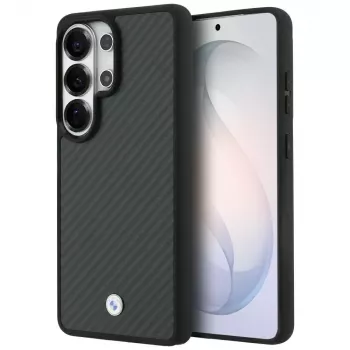 Etui BMW Sign Magnetyczne Włókno Węglowe MagSafe do Samsung Galaxy S26 Ultra Czarny