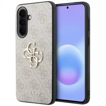 Guess Leather 4G Metal Logo Case do Samsung Galaxy A57 5G Różowy