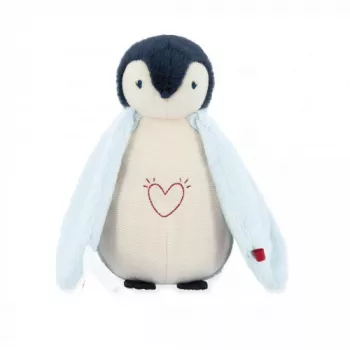 Kaloo Complices Penguin Plush Night Light z 7-kolorowym LED i kołysankami