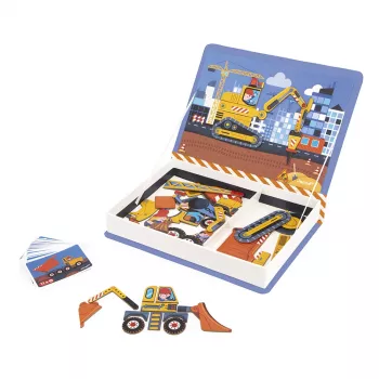 Janod Magnetibook Plac budowy magnetyczna gra edukacyjna