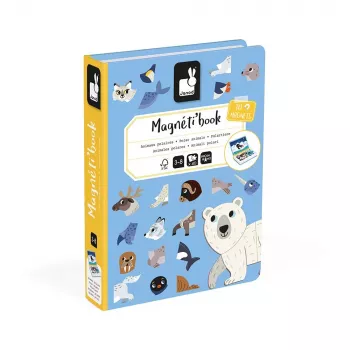 Janod Magnetibook Zwierzęta polarne – magnetyczna zabawka edukacyjna