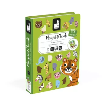 Janod Magnetibook Animals Magnetyczna Książka Gra