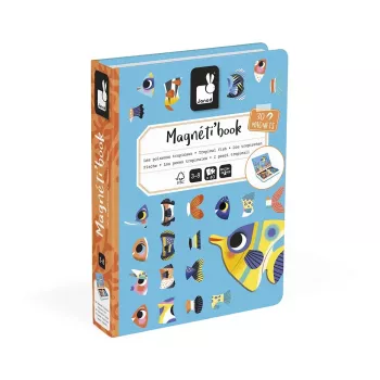 Janod Magnetibook Tropical Fish Magnetyczna Książka Puzzle 3+