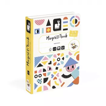 Janod Magnetyczna układanka Kształty Magnetibook 3+ (edycja 2026)