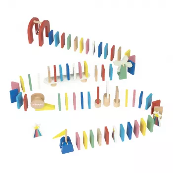 Janod Domino Tor Przeszkód 100 Elementów 3+