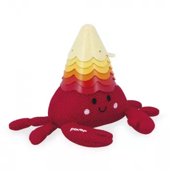 Zabawka do kąpieli Janod Krab z Muszelkami 10m+