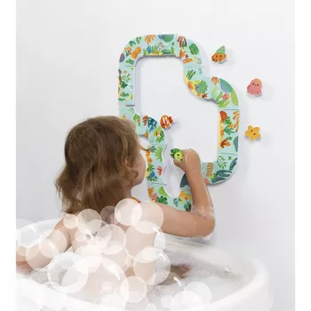 Janod puzzle do kąpieli Tor ze zwierzątkami, 18 m+