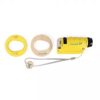 Mikroskop kieszonkowy Janod J06303 dla dzieci 30x-120x z oświetleniem LED