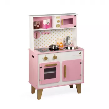 Janod Candy Chic Duża Drewniana Kuchnia z Dźwiękiem