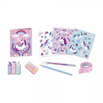Janod Unicorn Dreamland Zestaw Papierniczy 6+