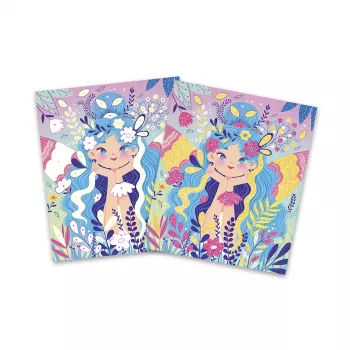 Janod Glitter Fairy Creative Art Kit dla dzieci 6+