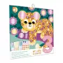 Janod My Arts & Crafts 3+ Creative Sticker Art Kit z Metalicznymi Okrągłymi Naklejkami