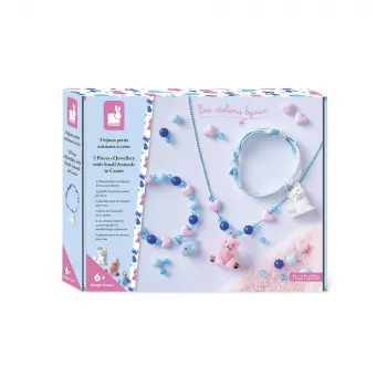 Zestaw do tworzenia biżuterii Janod DIY Małe Zwierzątka 6+
