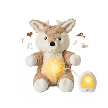 Cloud B Love Light Buddies Finley Fawn pluszowa sarenka z lampką nocną i kojącymi dźwiękami