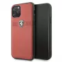 Ferrari Off Track Leather Hard Case do Apple iPhone 11 Pro - Czerwony