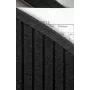 Veloflex Vertical File 4446280 DIN A4 do 56cm 23 przegródki PP Czarny
