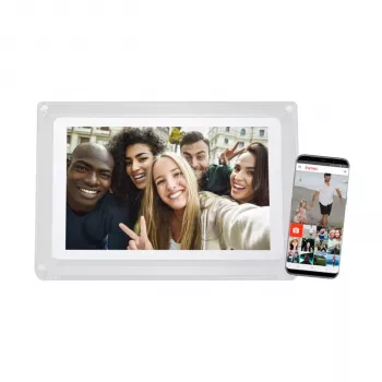 Braun DigiFrame 1020 WiFi 10.1 cala Cyfrowa Ramka do Zdjęć Biały Akryl