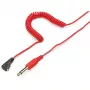 Kabel Flash Kaiser, czerwony, 10m, wtyki PC i Jack 6,35mm 1409