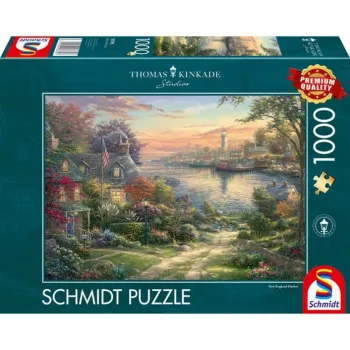SCHMIDT SPIELE Thomas Kinkade Studios: Harbor in New England (1000 elementów)