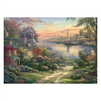 SCHMIDT SPIELE Thomas Kinkade Studios: Harbor in New England (1000 elementów)
