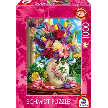SCHMIDT SPIELE Blumenbouquet (1000 elementów) Puzzle