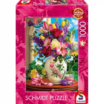 SCHMIDT SPIELE Blumenbouquet (1000 elementów) Puzzle