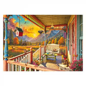 SCHMIDT SPIELE Bergland-Veranda (1000 elementów) Puzzle