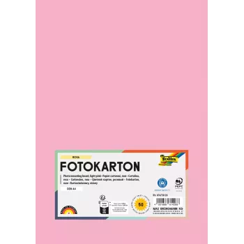 Folia 614/50 26 - Rose - Plain - A4 (210 x 297 mm) - 300 g/m² - 50 arkuszy - Niemcy