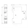 Siemens 5SV13166KK16 RCBO 2-biegunowy 16 A 30 mA Typ C 6 kA