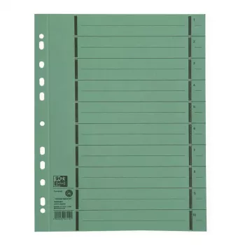 Przekładka ELBA 400004667 DIN A4 250 g/m² karton manila zielony
