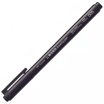 Tombow MONO Drawing Pen Fineliner 005 - Czarny - 0,20 mm